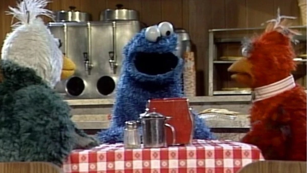 Cookie Monster as Agent Cookie in the Sesame Street parody Twin Beaks.