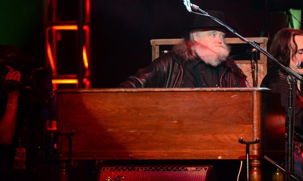 Garth Hudson performs in East Rutherford, N.J., at the Love For Levon benefit concert, a 2012 memorial tribute to his bandmate Levon Helm.