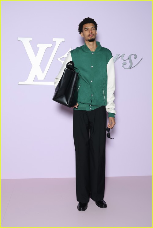 Victor Wembanyama at the Louis Vuitton show