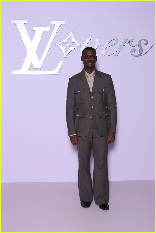 Ethan Herisse at the Louis Vuitton show