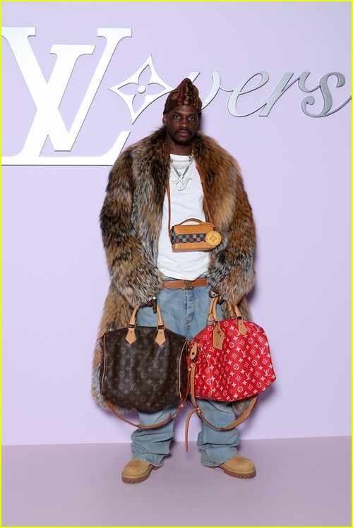 A$AP Nast at the Louis Vuitton show