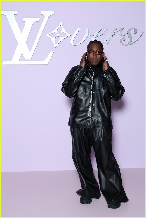 Don Toliver at the Louis Vuitton show