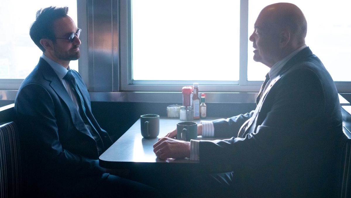 Daredevil and Kingpin meeting in Daredevil Born Again (1)