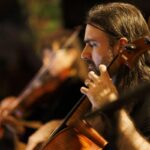 Andrew Dalziell performs in a quartet at Night Temple on Saturday, Dec. 21, 2024 in Los Angeles, CA.