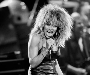 A previously unreleased Tina Turner song, "Hot for You Baby" from the 1980s, has been rediscovered. Turner is pictured above performing in Paris in 1987.