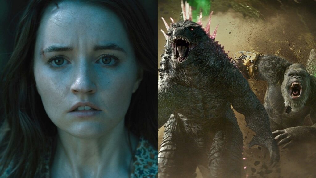 Kaitlyn Dever in No One Will Save You and Godzilla and Kong.