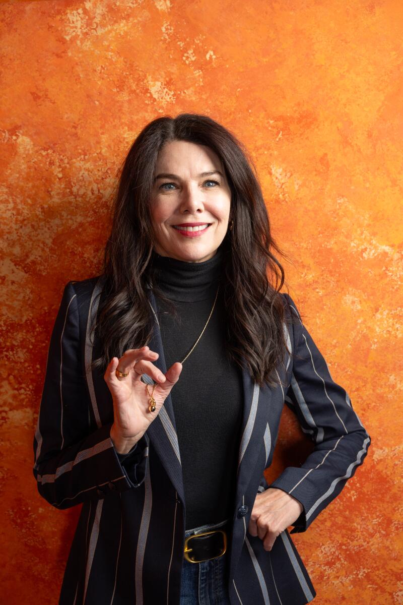 Lauren Graham of "Twinless" at the Los Angeles Times Studio at Sundance Film Festival presented by Chase Sapphire