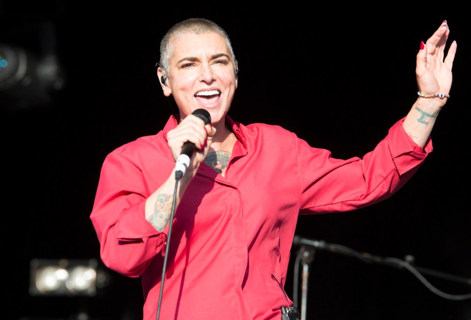 WAREHAM, ENGLAND - AUGUST 03: Sinead O'Connor performs on stage at Camp Bestival at Lulworth Castle on August 3, 2014 in Wareham, United Kingdom. (Photo by Rob Ball/Redferns via Getty Images)