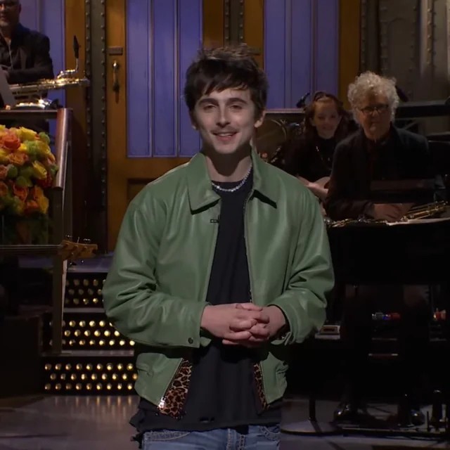 Timothee Chalamet hosts SNL Saturday Night Live, January 24 2025