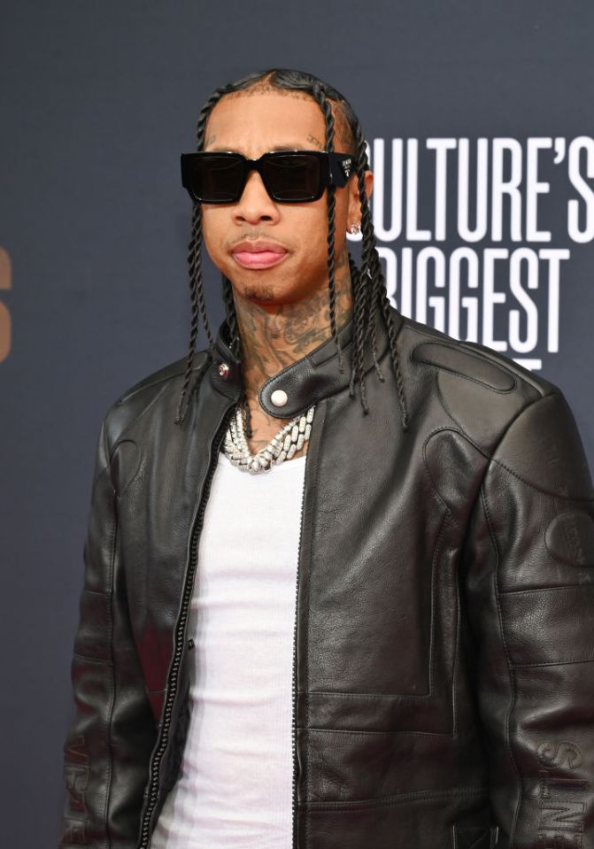 Tyga at the BET Awards.