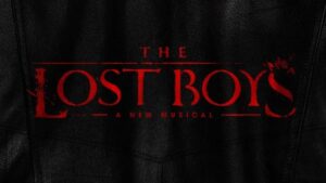 The logo for The Lost Boys: A New Musical, coming to Broadway in 2026.