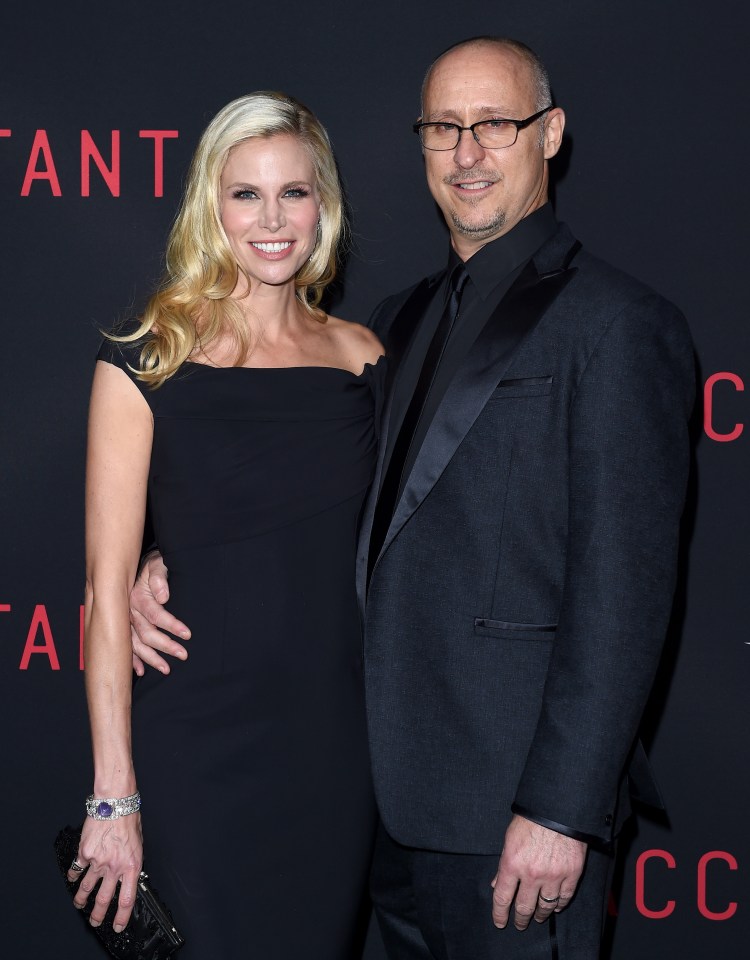 Brooke Burns and Gavin O'Connor at the premiere of The Accountant.