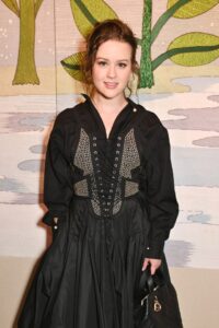 Ava Phillippe at a Christian Dior fashion show.