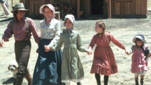 image of ingalls family in little house on the prairie