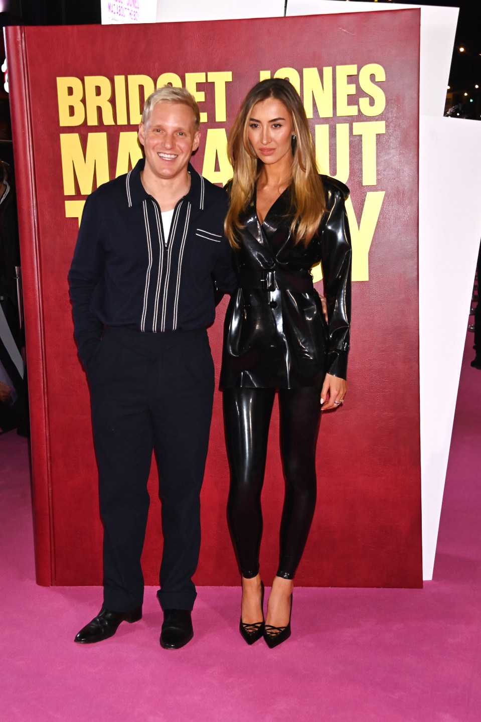 Jamie Laing and Sophie Habboo at the Bridget Jones premiere.