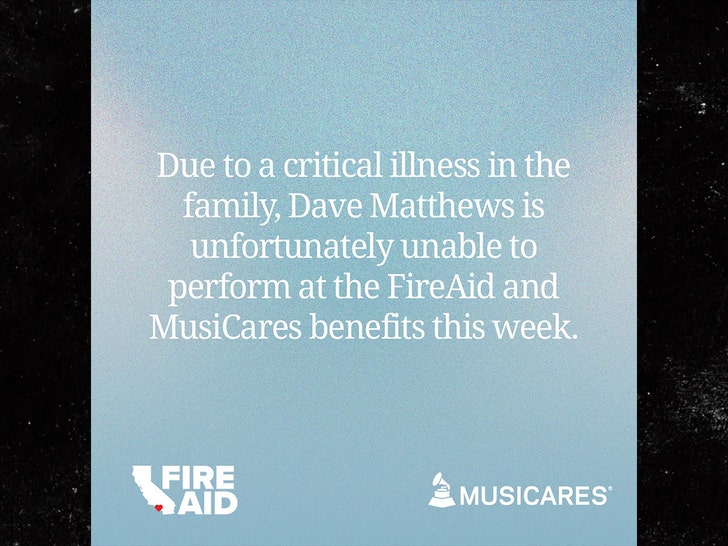 dave matthews band fireaid statement insta 1