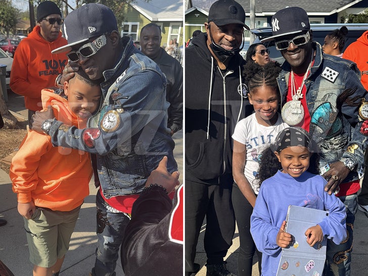 Chuck D And Flavor Flav Visit Altadena Fire Site