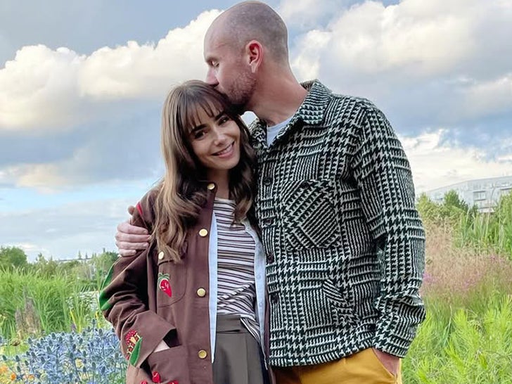 Lily Collins and Charlie McDowell Together