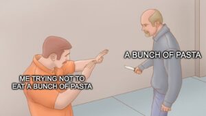 hilarious pasta meme