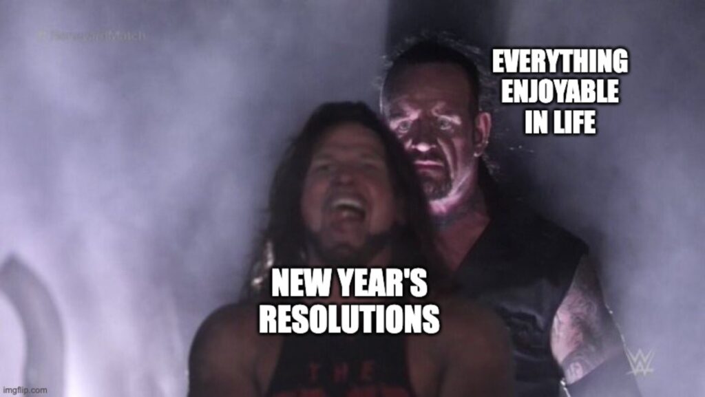 2025 new years resolution memes