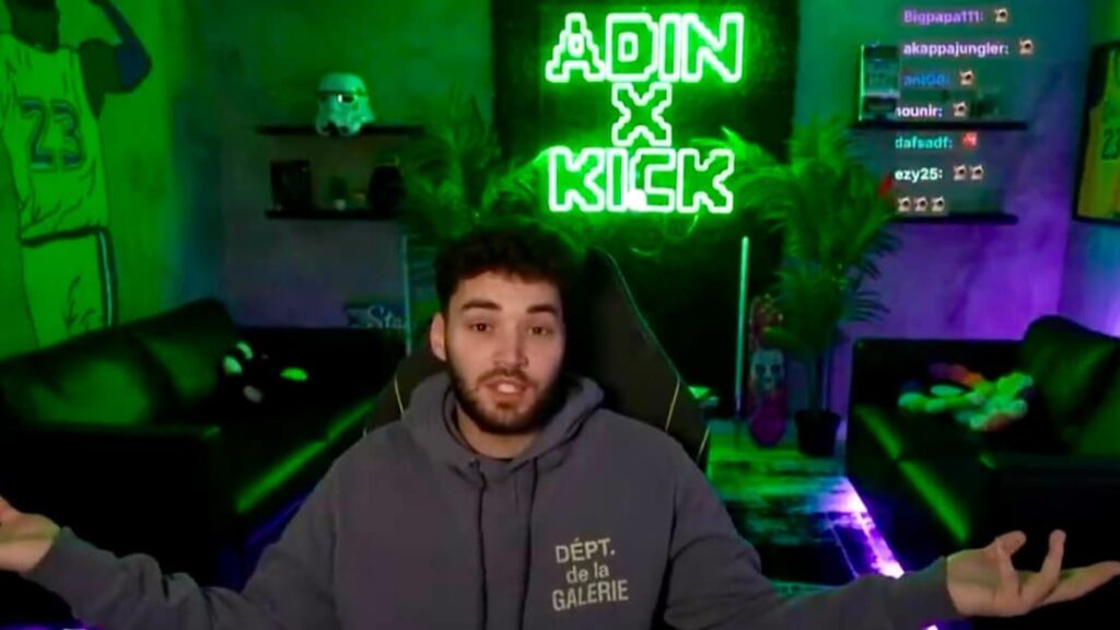 Adin Ross apologizes for raising “toxic” community in return Kick stream