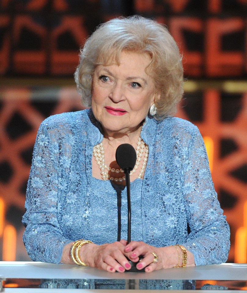 Betty White at the TV Land Awards.