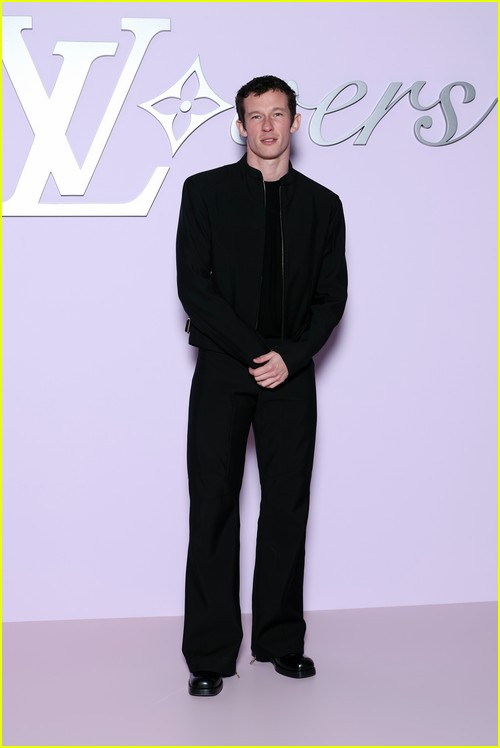 Callum Turner at the Louis Vuitton show