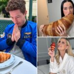 Celebrities Eating Croissants