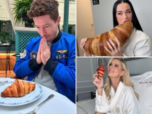 Celebrities Eating Croissants