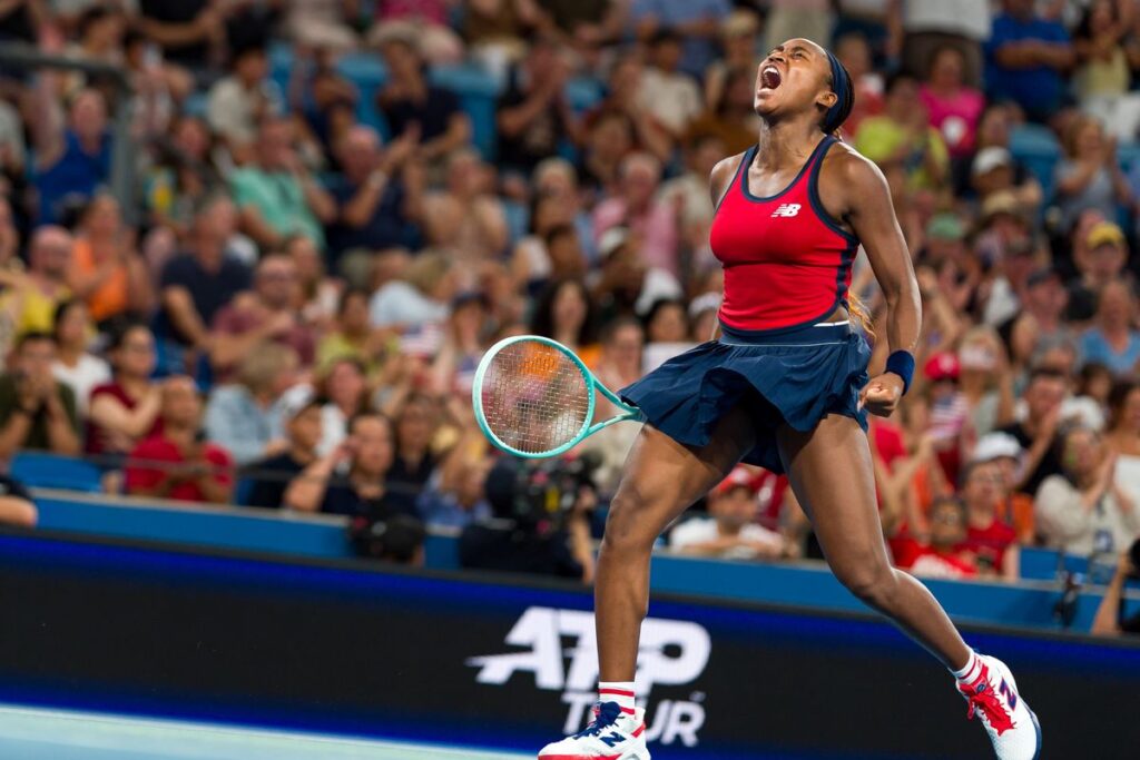 Coco Gauff at the United Cup Final