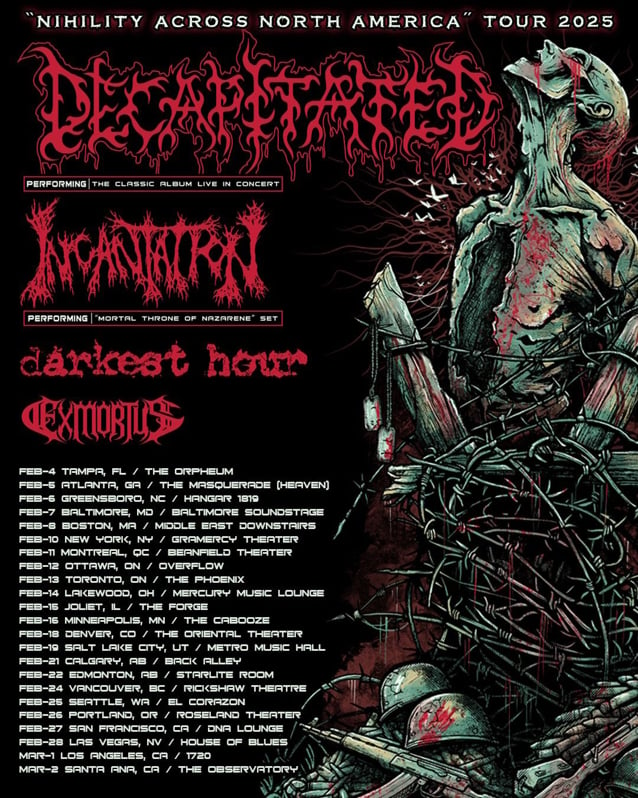 DECAPITATED Unleashes Double Video Release Ahead Of North American 'Nihility' Tour