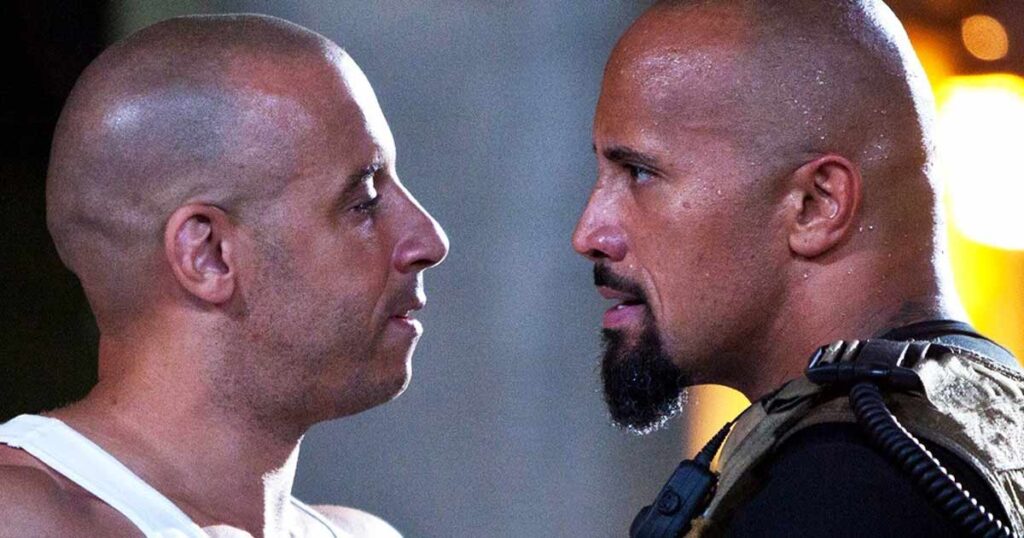 Were producers shocked when Vin Diesel and Dwayne Johnson had a moment at Golden Globes 2025?