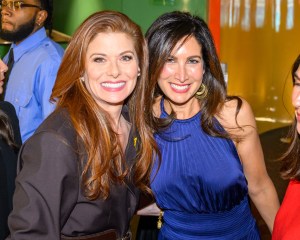 Executive producer Debra Messing (left) and director-executive producer Wendy Sachs