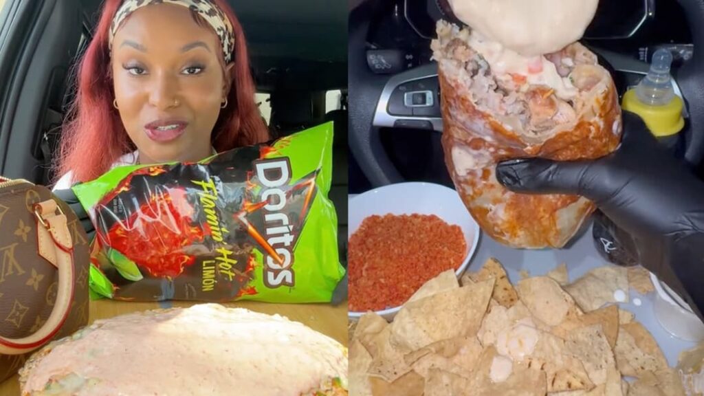 Doctor issues warning against viral “mukbang in the car” TikTok trend