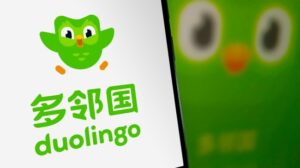 Duolingo logo in Chinese