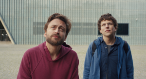 Kieran Culkin and Jesse Eisenberg in 'A Real Pain'