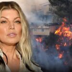 Fergie's House Surrounded by Flames