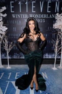 Cardi B Celebrates New Year's Eve at E11EVEN Miami