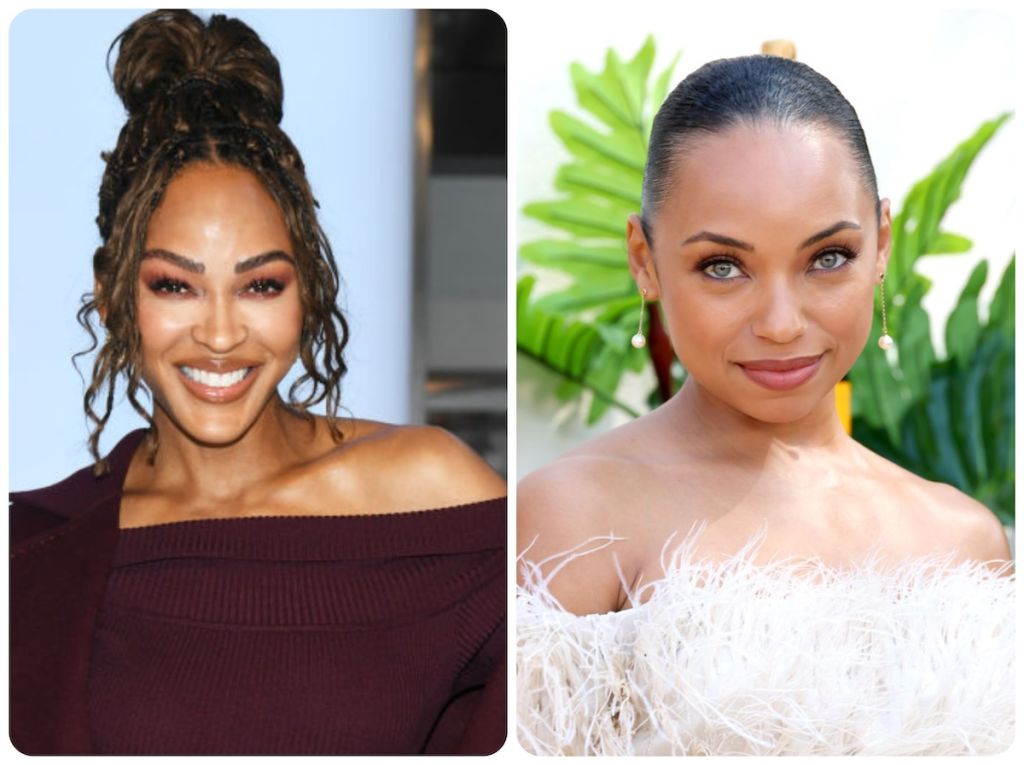 Meagan Good and Logan Browning