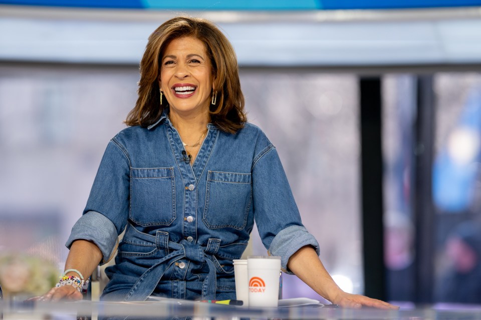 Hoda Kotb smiling on the Today show.