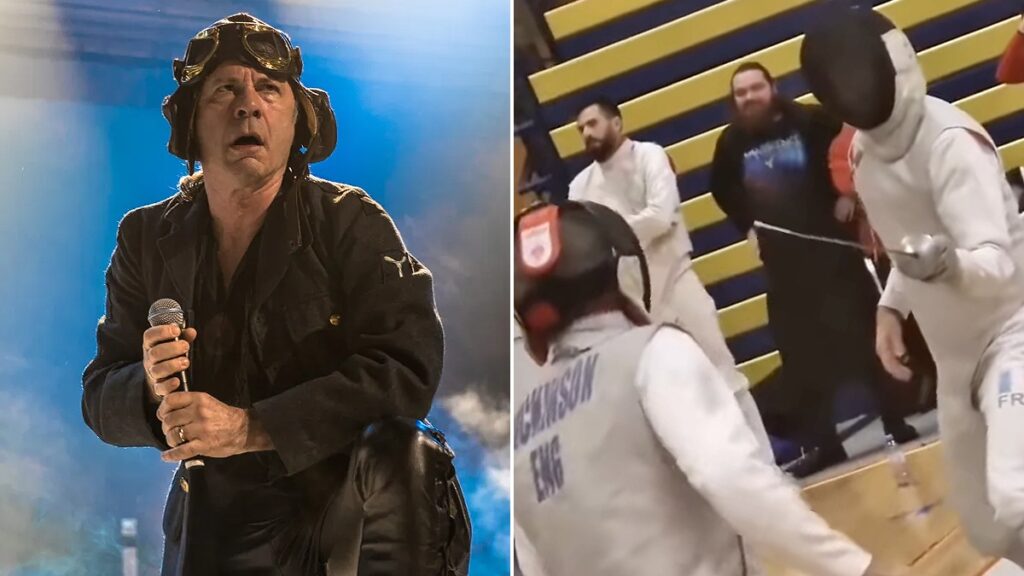 Iron Maiden's Bruce Dickinson Competes in Fencing Tournament