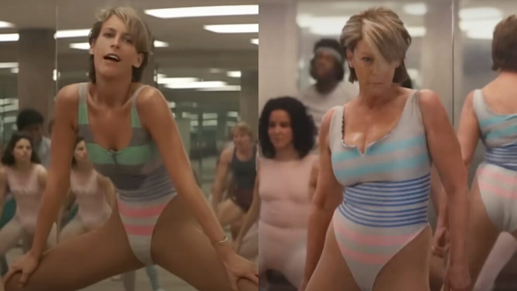 Jamie Lee Curtis Recreates Perfect Jazzercise Scene