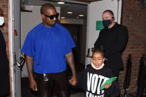 Kanye West & North West -Bottega Veneta Salon 01 London Collection Presentation at Sadler's Wells in London