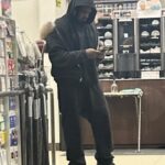 Kanye West at a 7-Eleven in Japan.