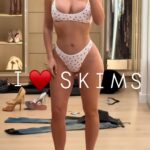 Kim Kardashian snaps a selfie in her lingerie.