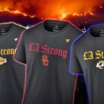 la teams wildfires shirts getty 1