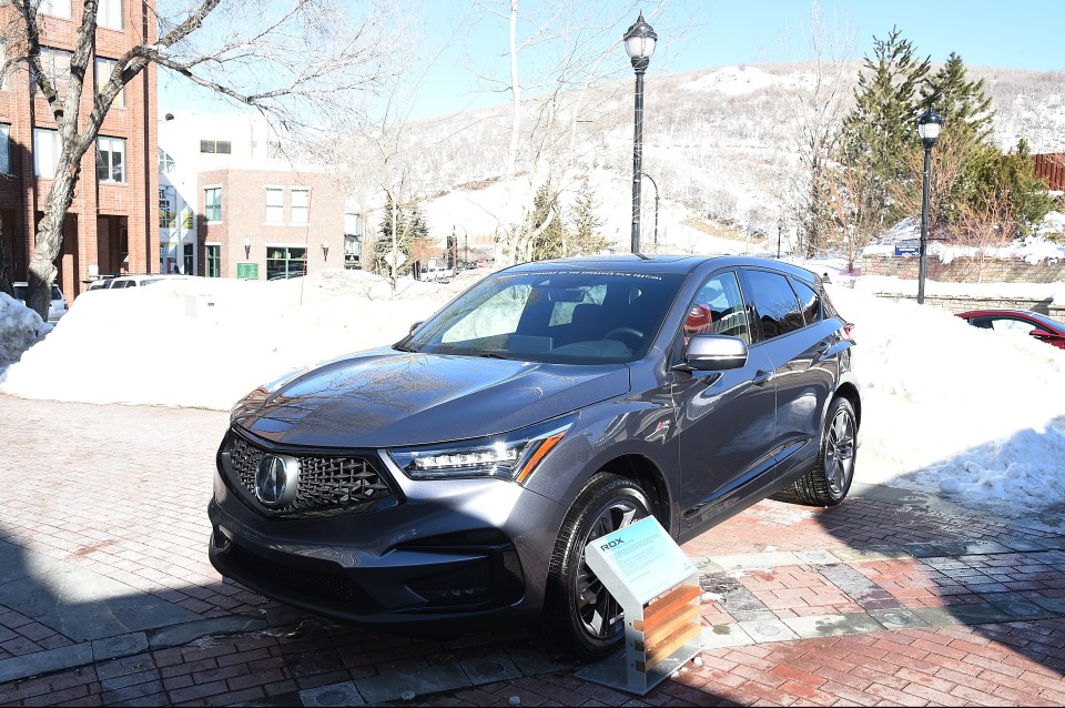 Acura RDX on display at the Sundance Film Festival.