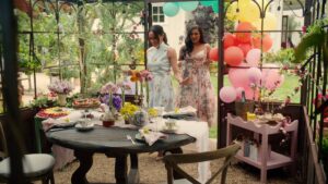 With Love, Meghan. (L to R) Meghan, Duchess of Sussex, Mindy Kaling in episode 102 of With Love, Meghan. Cr. Courtesy of Netflix Â© 2024