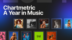 Chartmetric year-end review for music data 2024