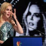 Nicole Kidman gave a tearful speech at the Palm Springs International Film Awards